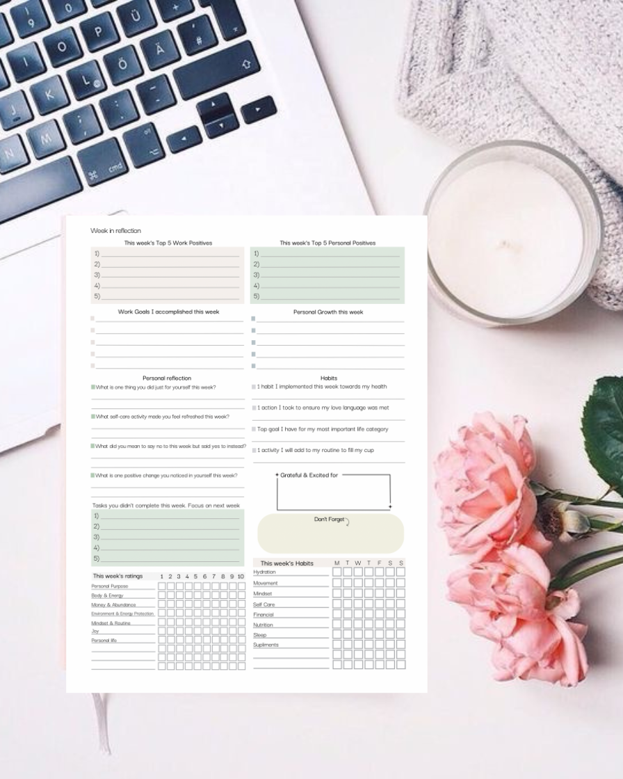 Balanced Life Planner Inserts