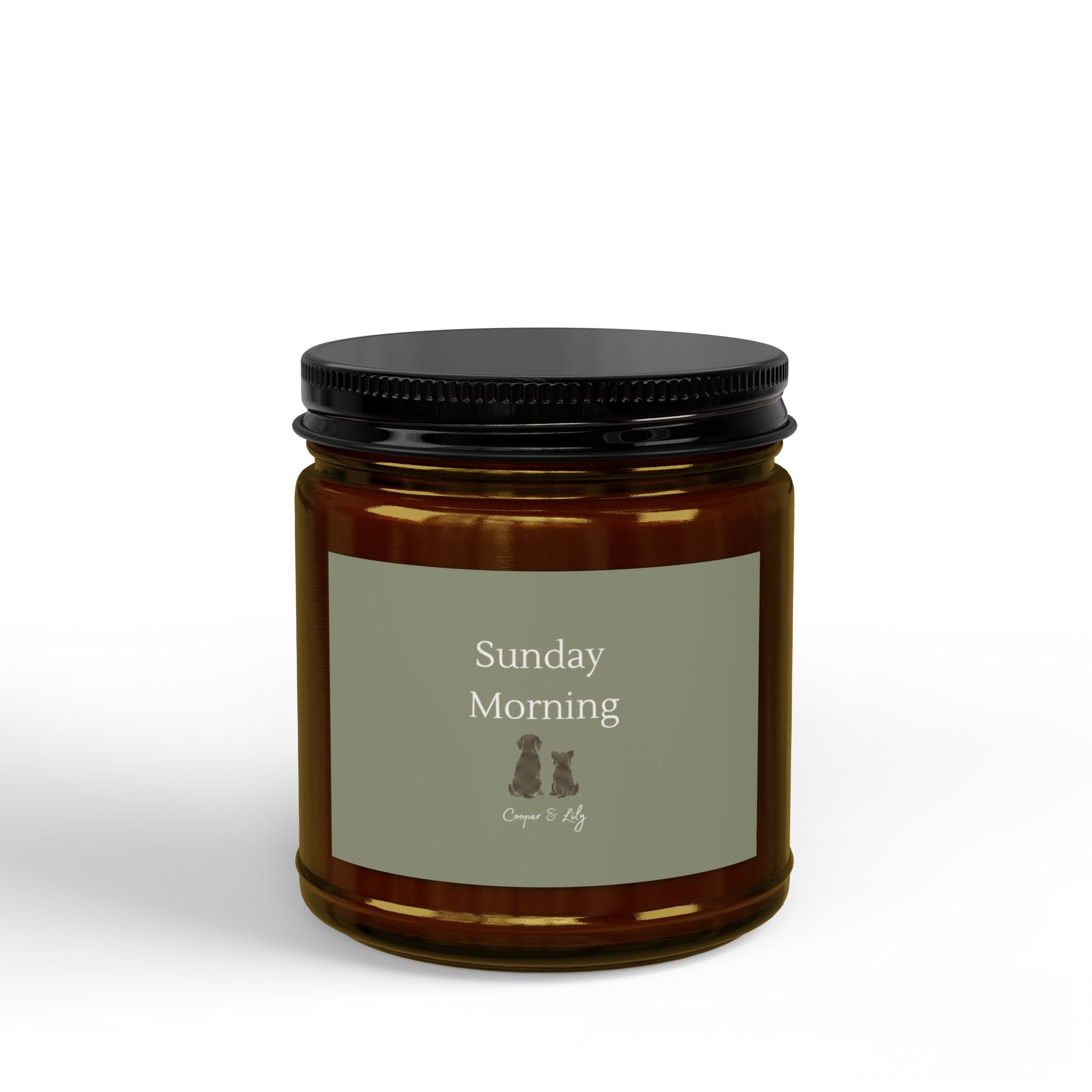 Soy Candle - "Sunday Morning" Scented Jar (4oz & 9oz)