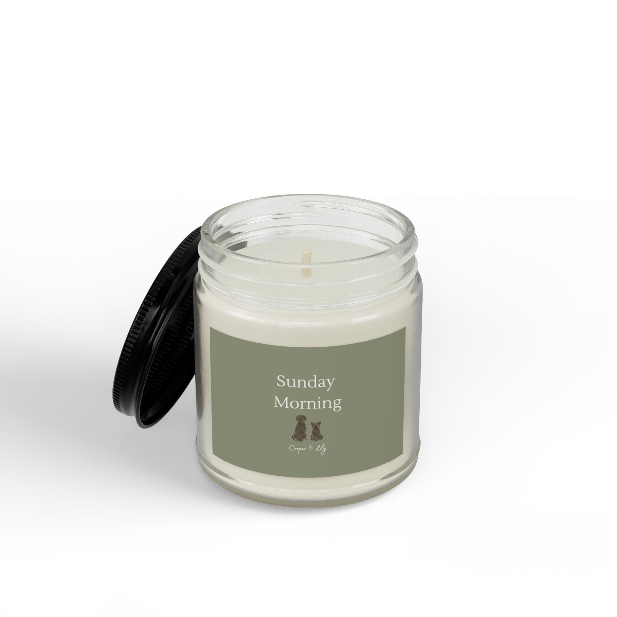 Soy Candle - "Sunday Morning" Scented Jar (4oz & 9oz)
