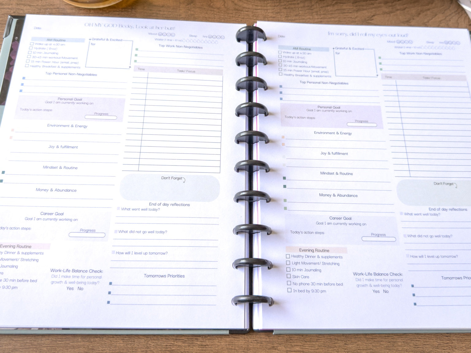 The Cooper Planner Inserts