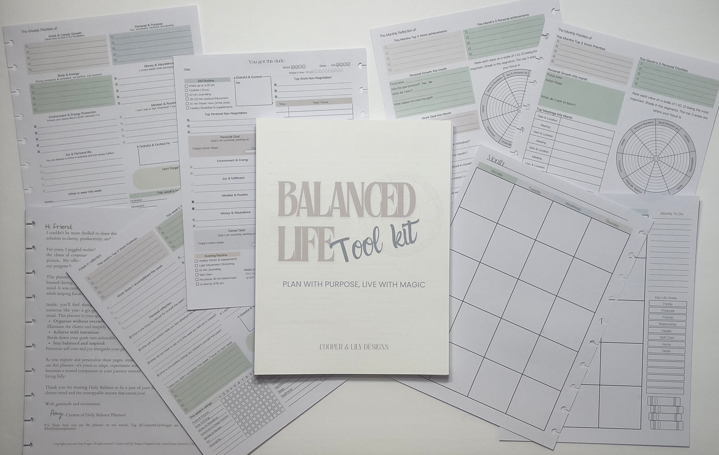 Daily Balance Planner Quarterly Subscription