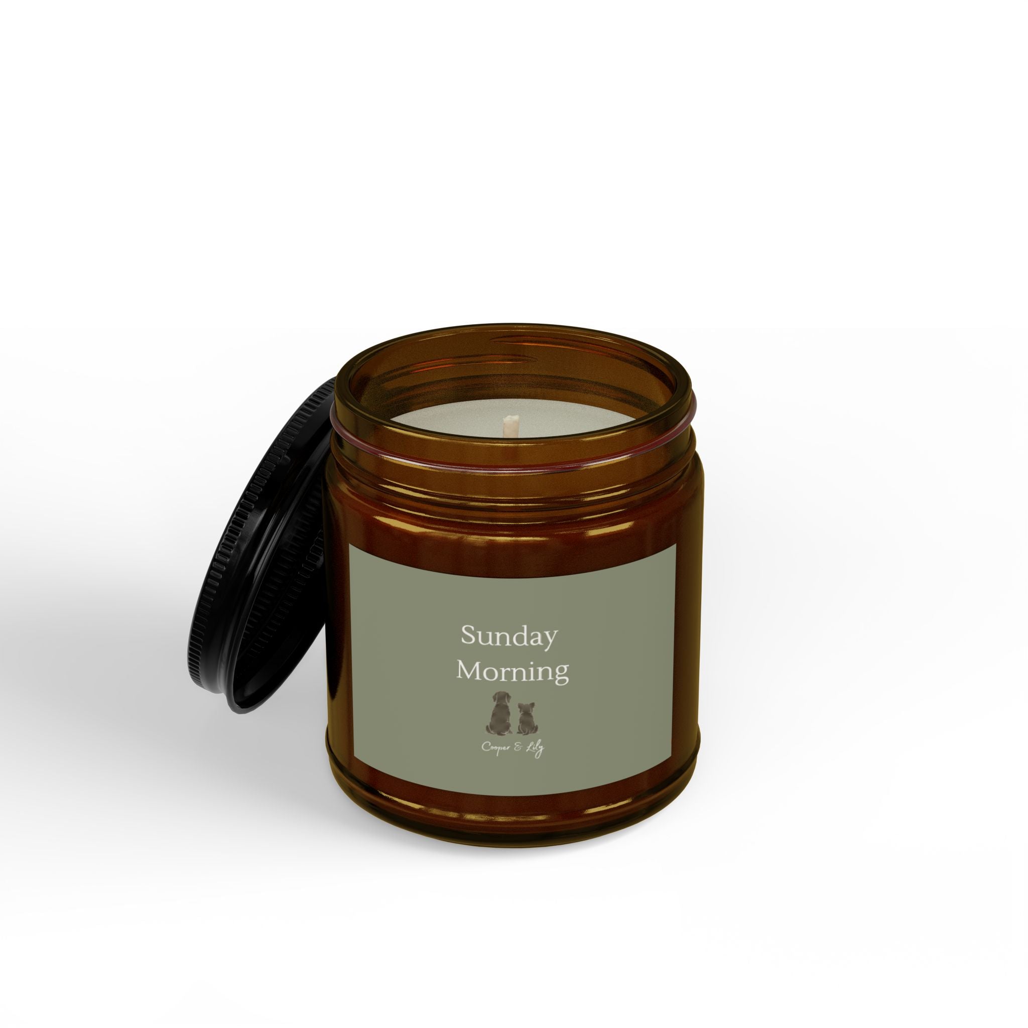 Soy Candle - "Sunday Morning" Scented Jar (4oz & 9oz)