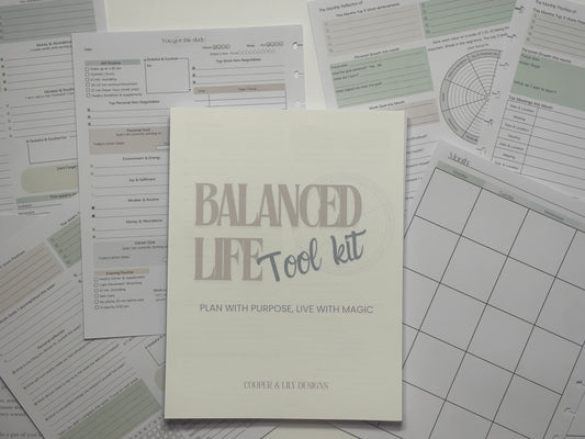 Balanced Life Planner Inserts