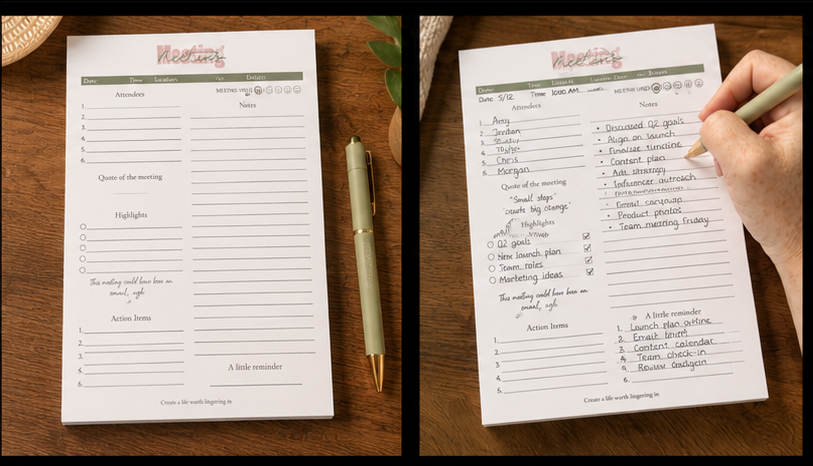 The Meeting Notes Pad