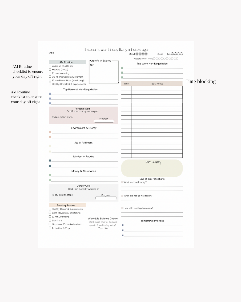 The Cooper Planner Inserts