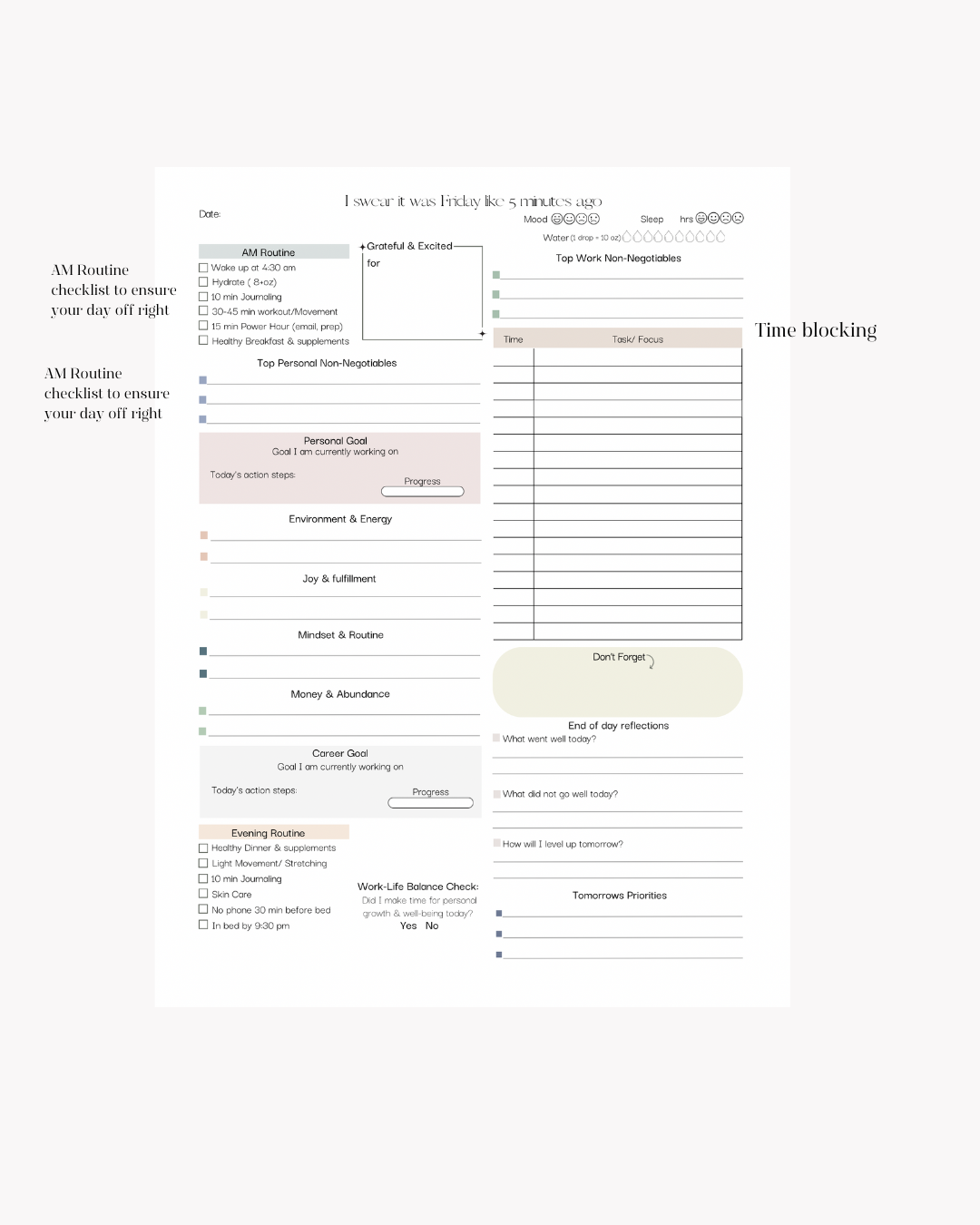 The Cooper Planner Inserts