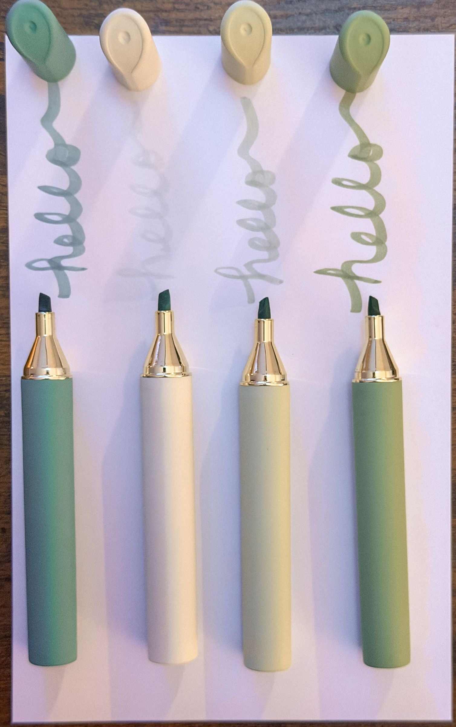 Green Highlighter 4 pack