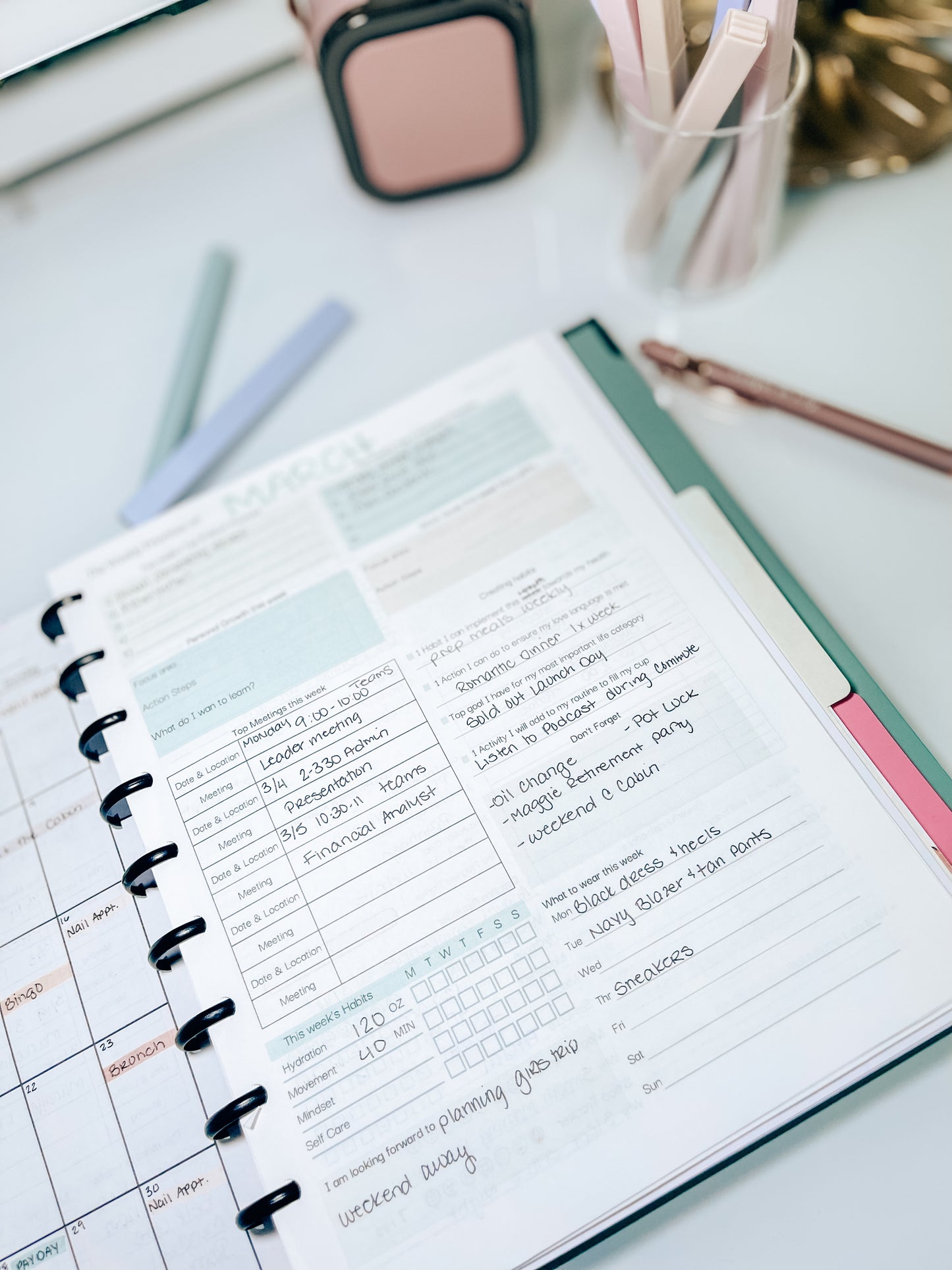 Daily Balance Planner Quarterly Subscription