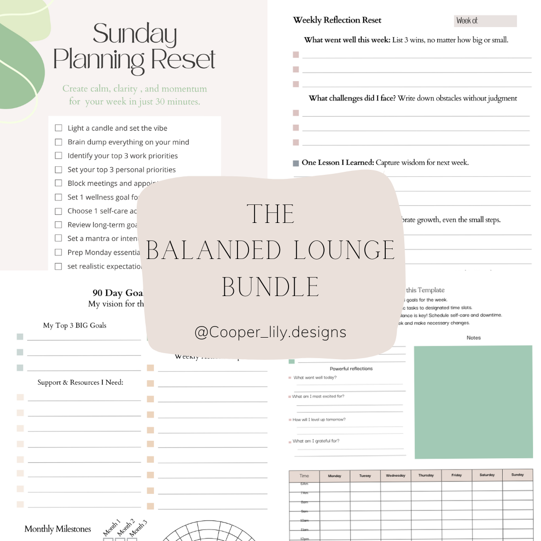 The Balanced Life Planner – VIP Bundle